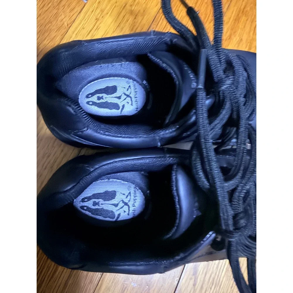 Hush Puppies Kids Black Leather Lace Up Dress Shoes‎ Memory Foam Insole
